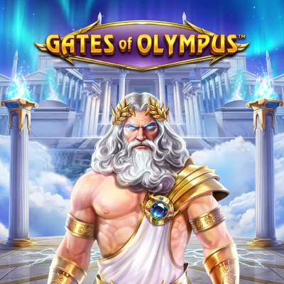 Gates of Olympus Zeus-themed high-volatility pokie playable at Rocket Casino